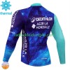 Radtrikot Winter Thermal Fleece Decathlon Ag2R 2024 N001
